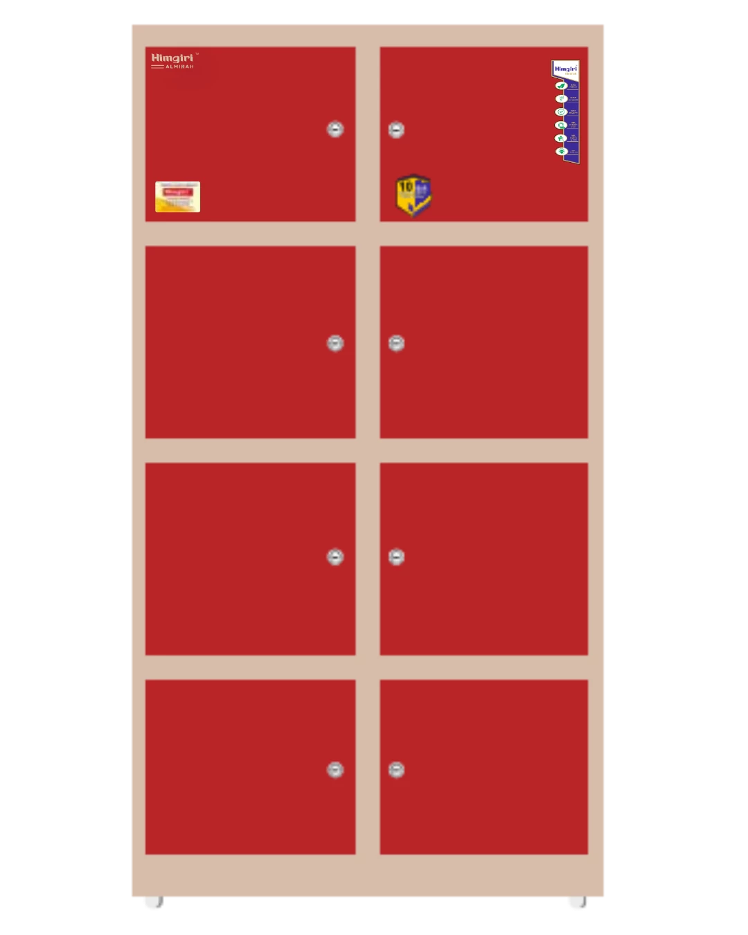 8 Lockers